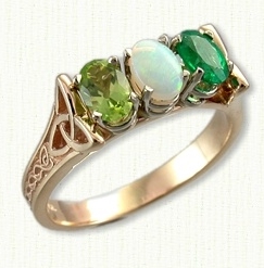 Custom Bridged Marishelle Mothers Ring